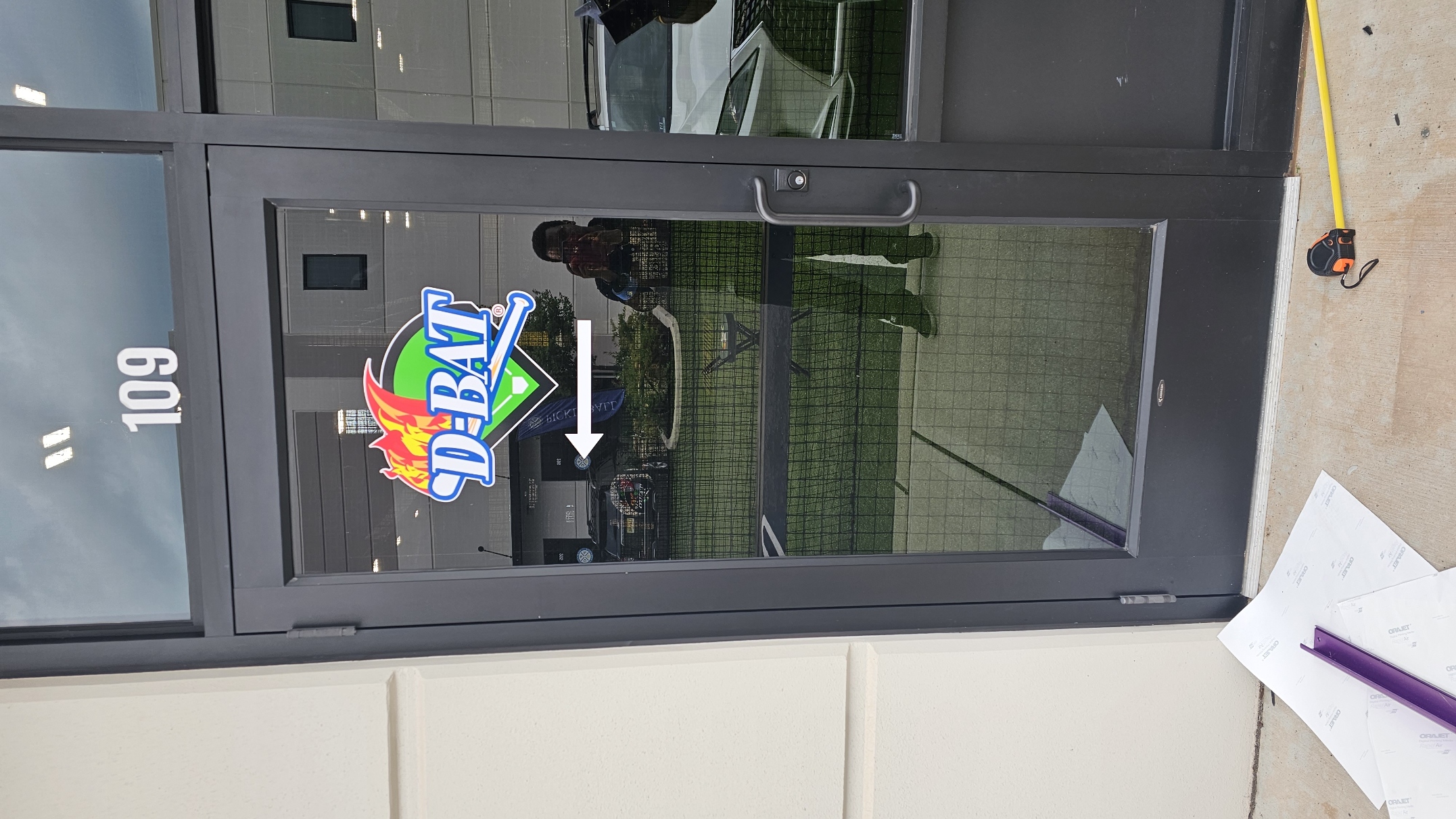 D Bat Windows Graphics — Signs & Banners