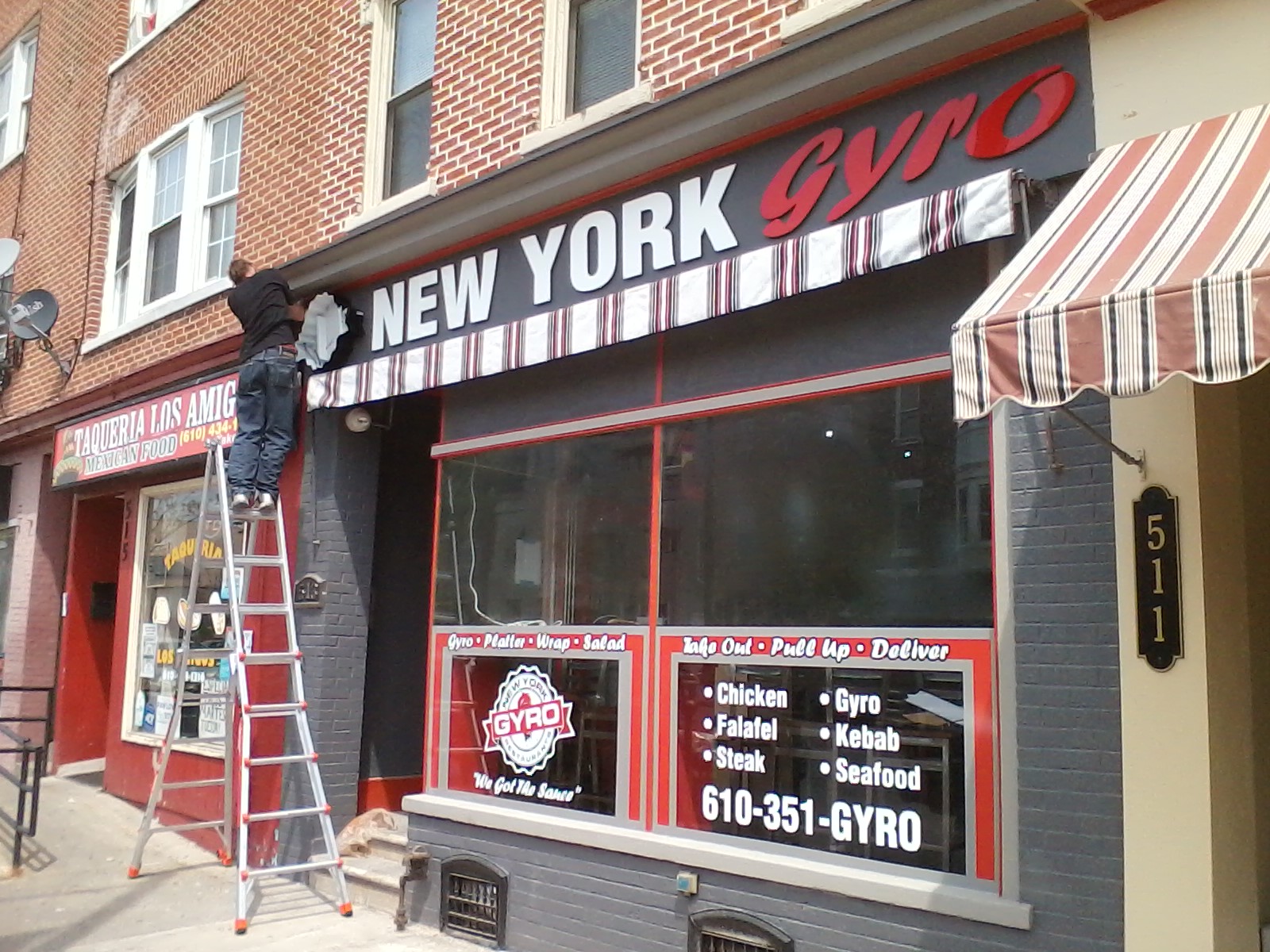Full Front Stor Signs — Signs & Banners