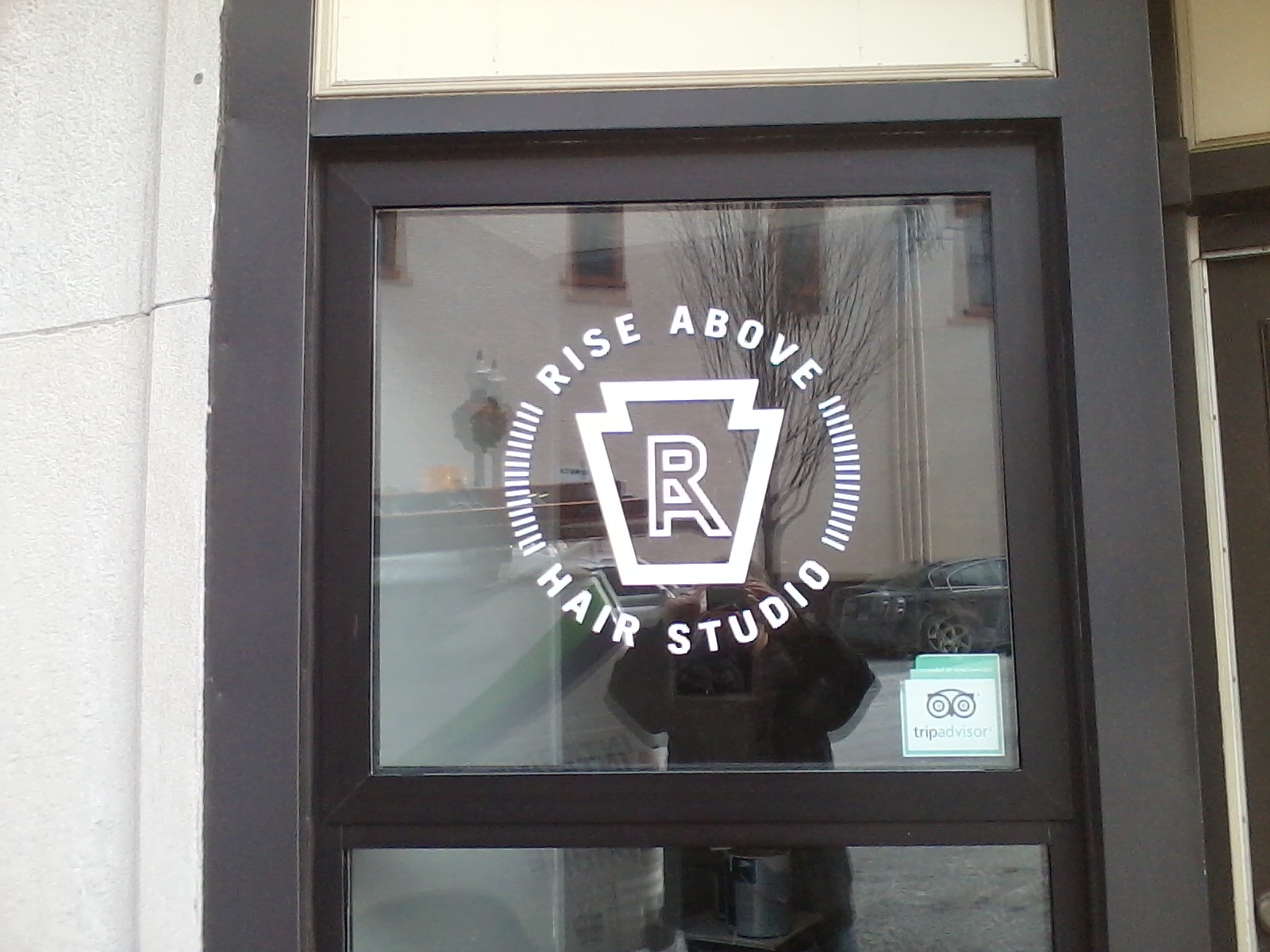 Rise Above Windows Decal 1 — Signs & Banners
