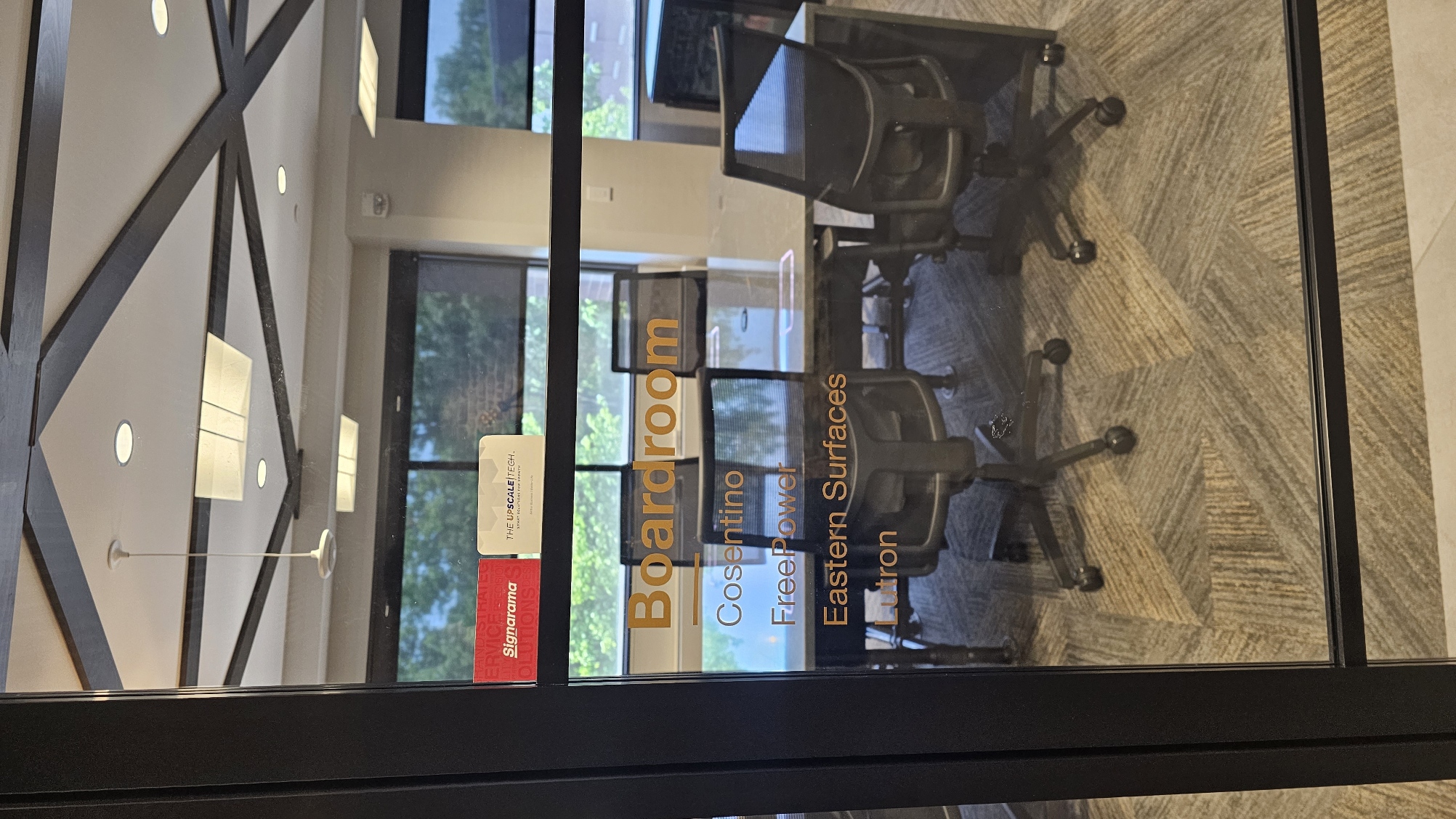 Office Window Directory Sign 1 — Signs & Banners