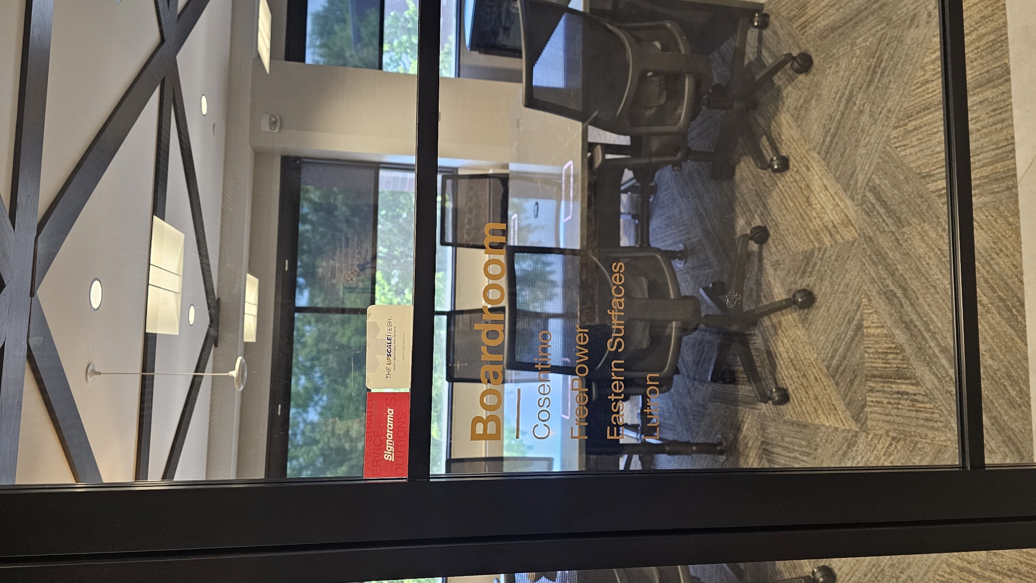 Office Window Directory Sign — Signs & Banners