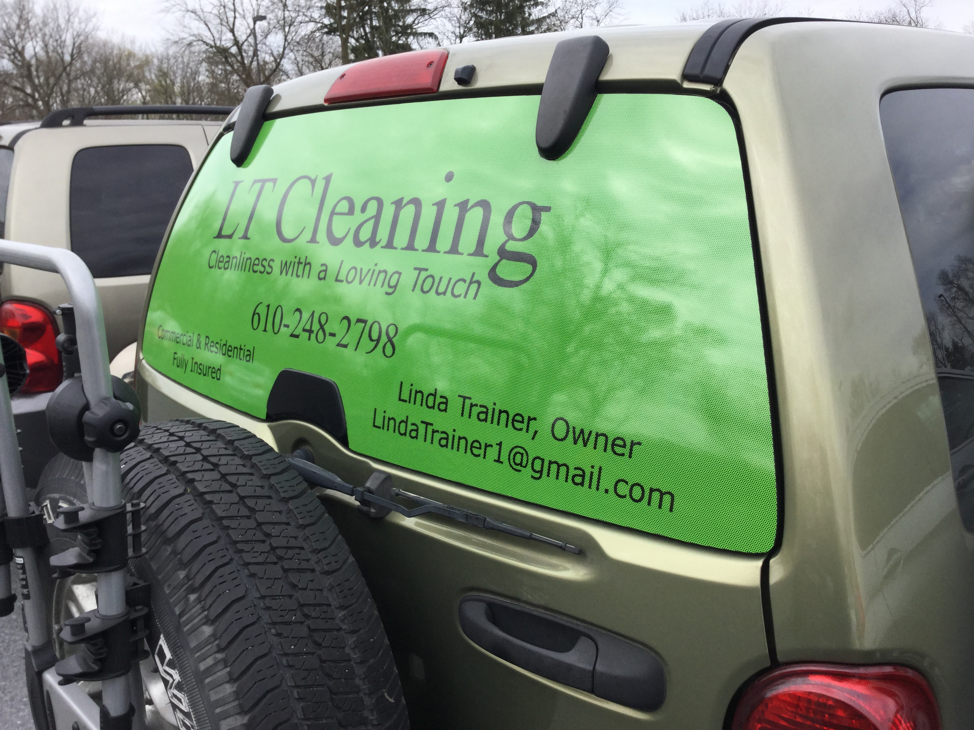 Car Windor Perf Cover — Signs & Banners