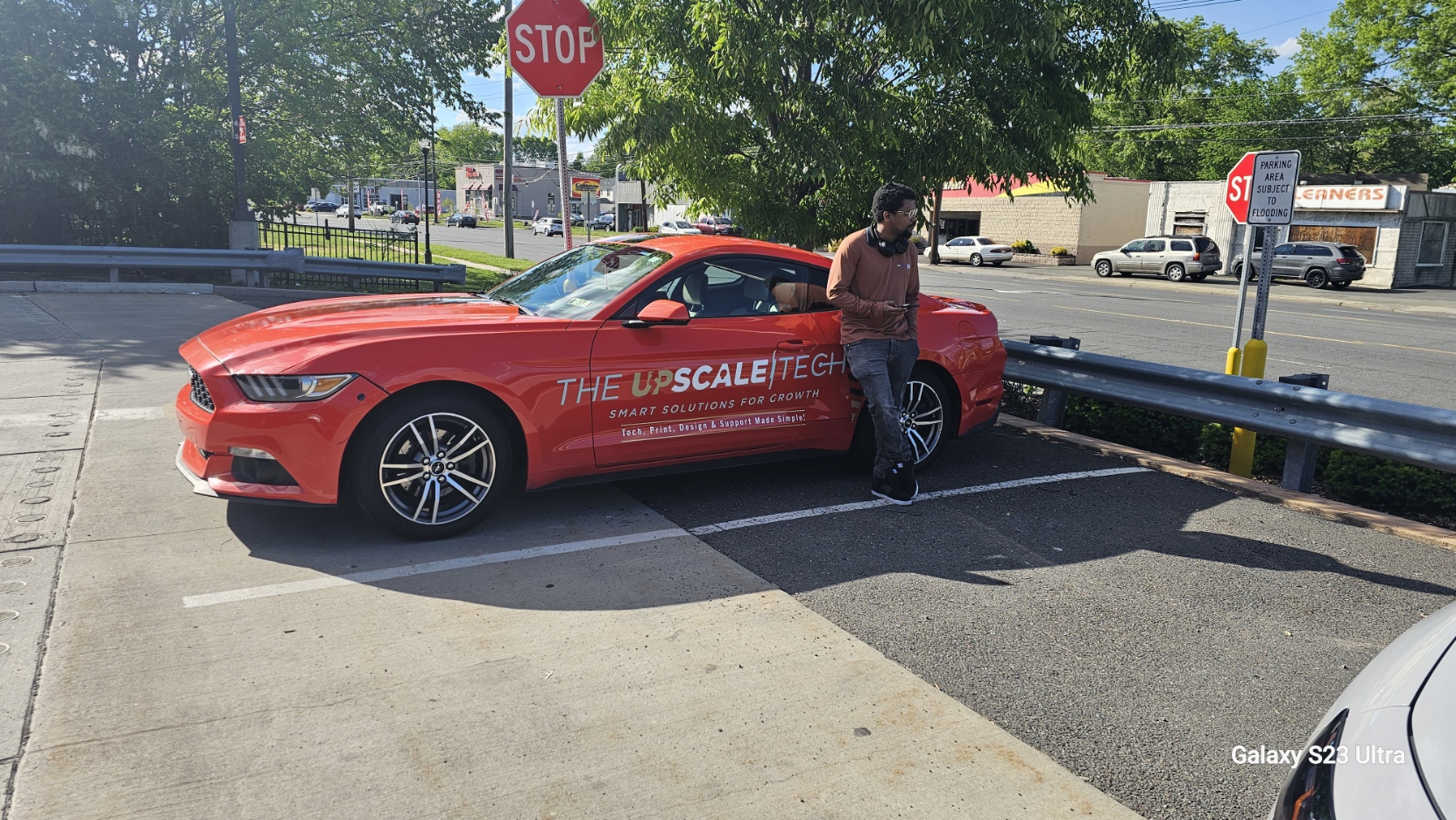 The UpScale Tech Car Branding — Signs & Banners